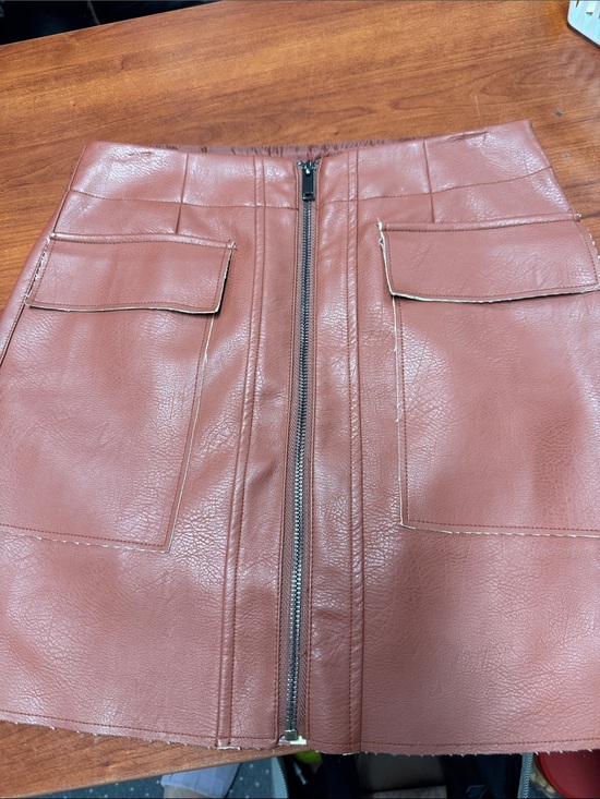 Shinestar Dresses & Skirts - Shinestar faux leather skirt S // 082259